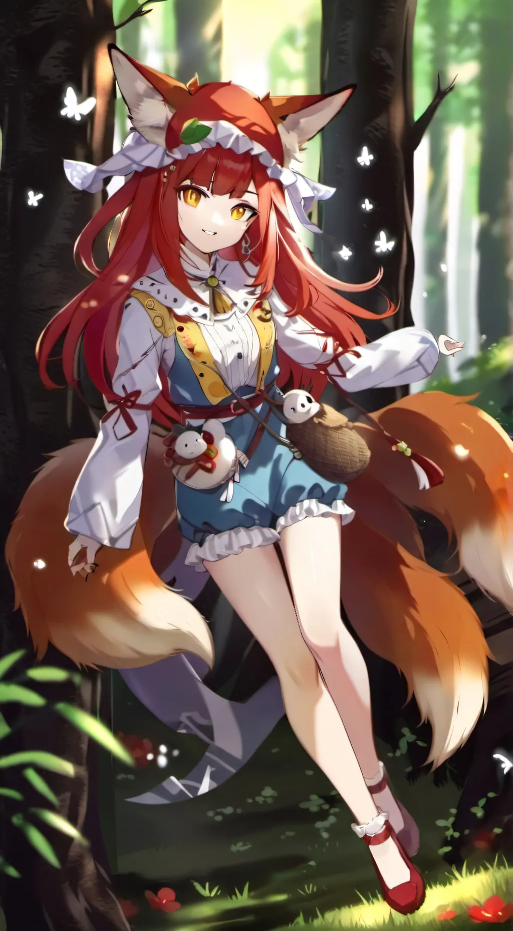 ai character: Неко-тян background