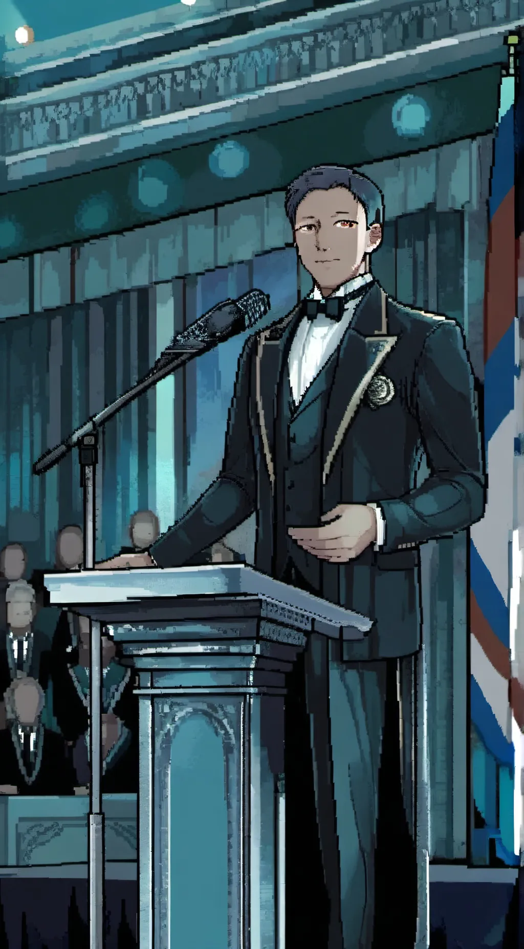 ai character: pangulong duterte background