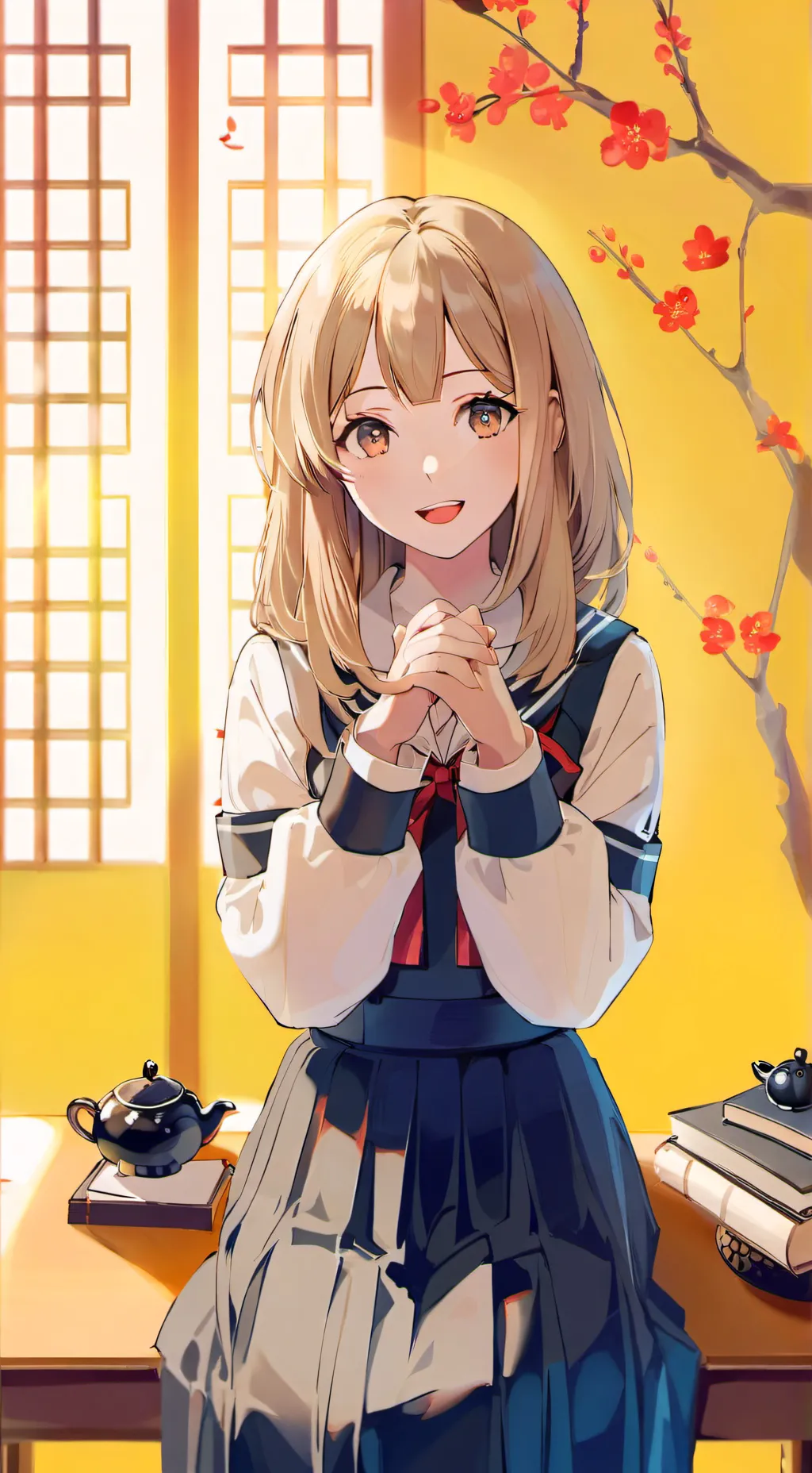 ai character: Himari background