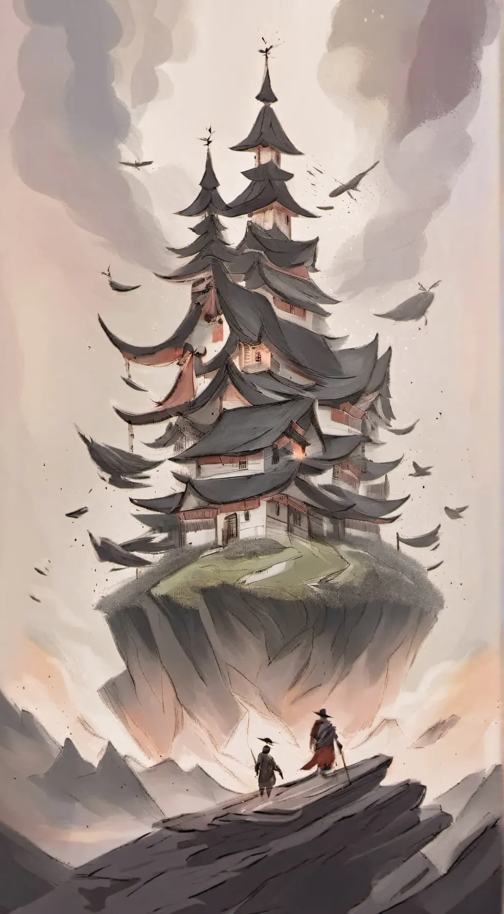 ai character: uzi demon  background