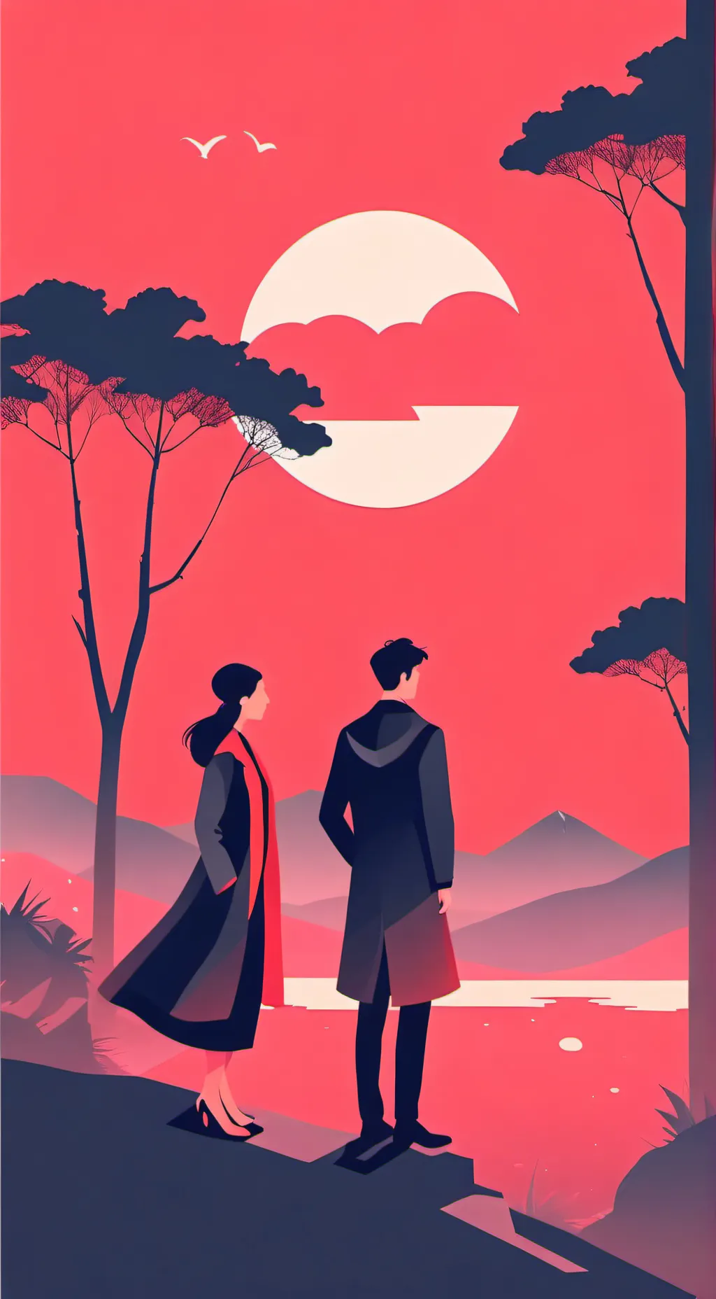 ai character: die whit a smile background