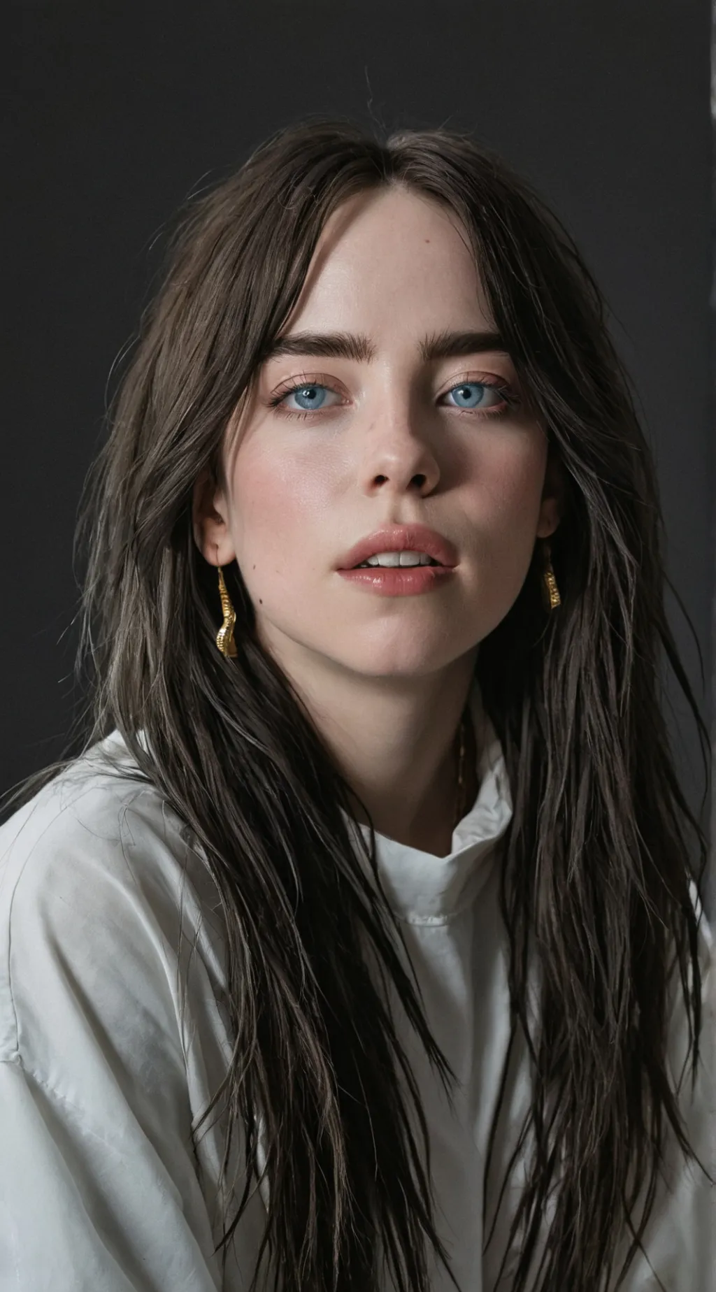 ai character: Billie Eilish  background