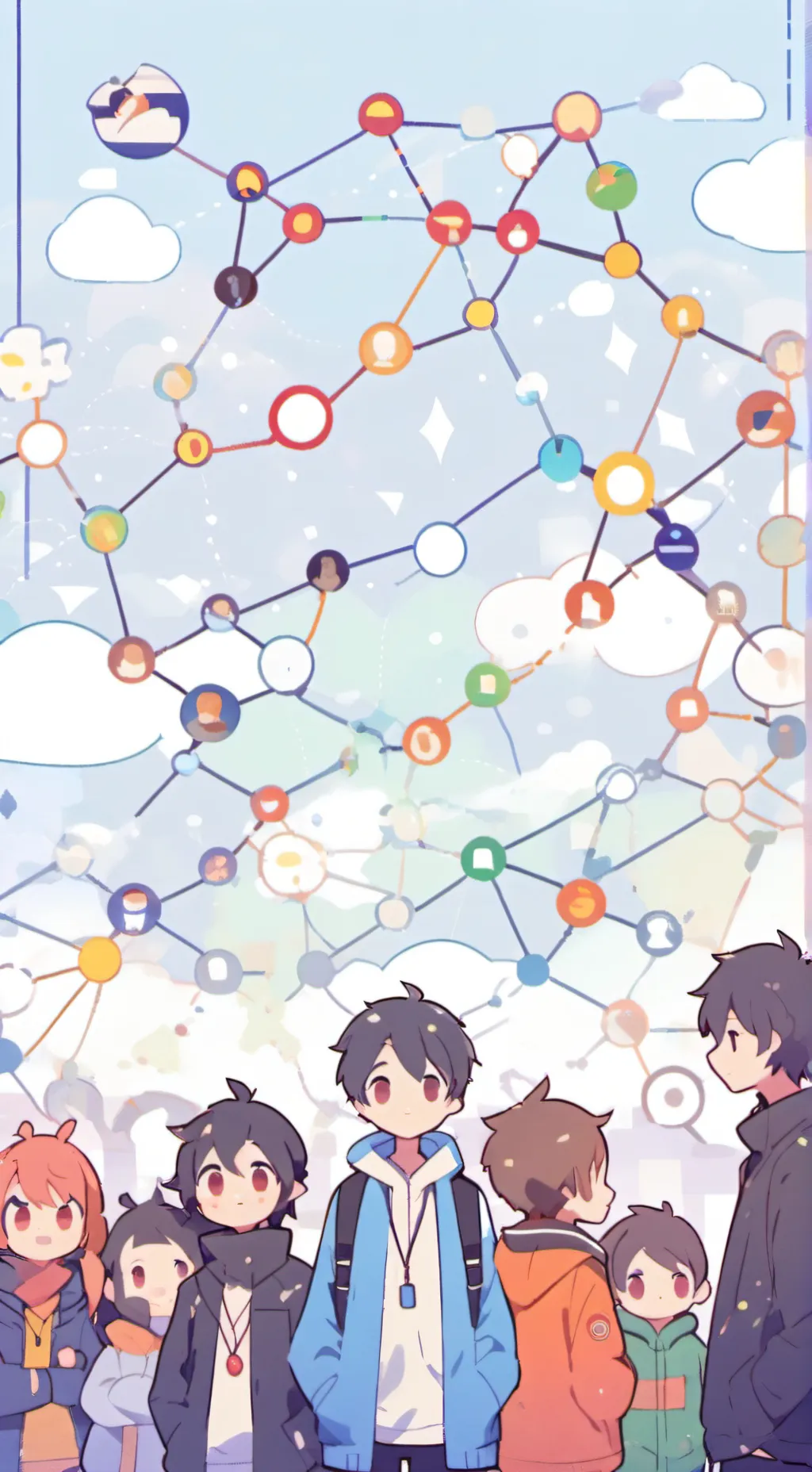 ai character: 网友 background