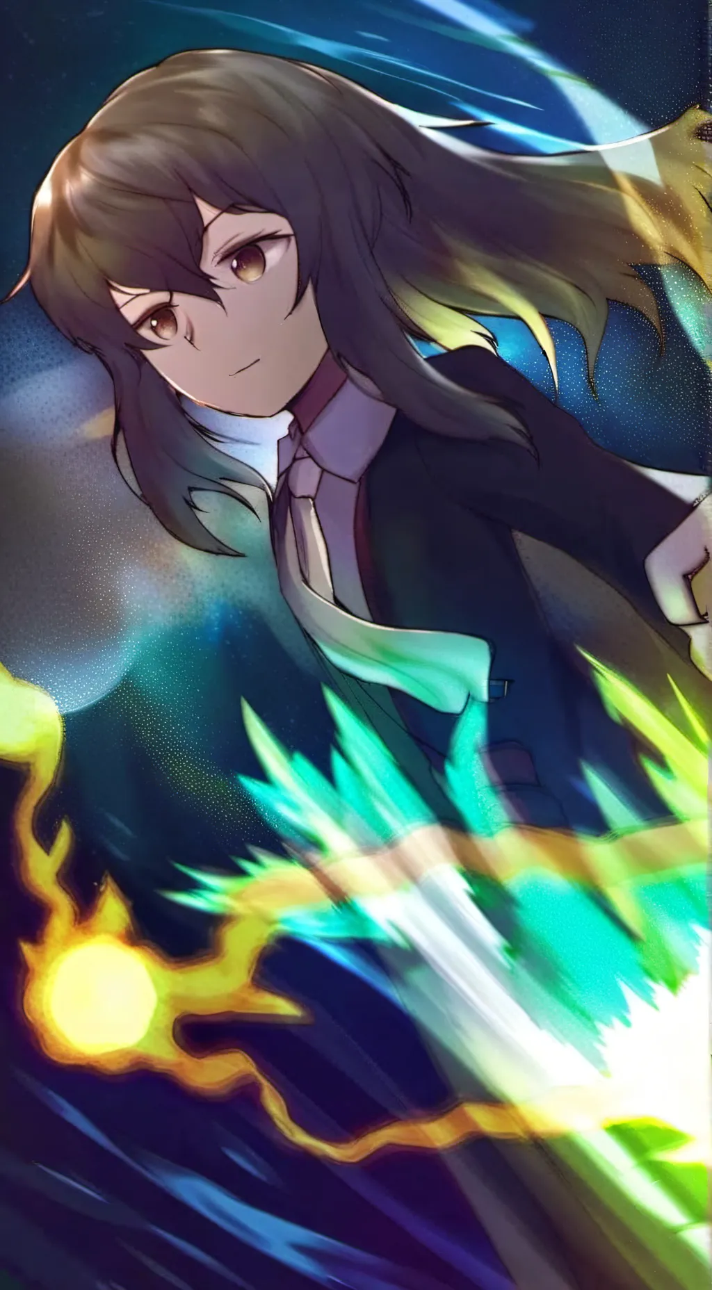 ai character: SANEMI>:) background