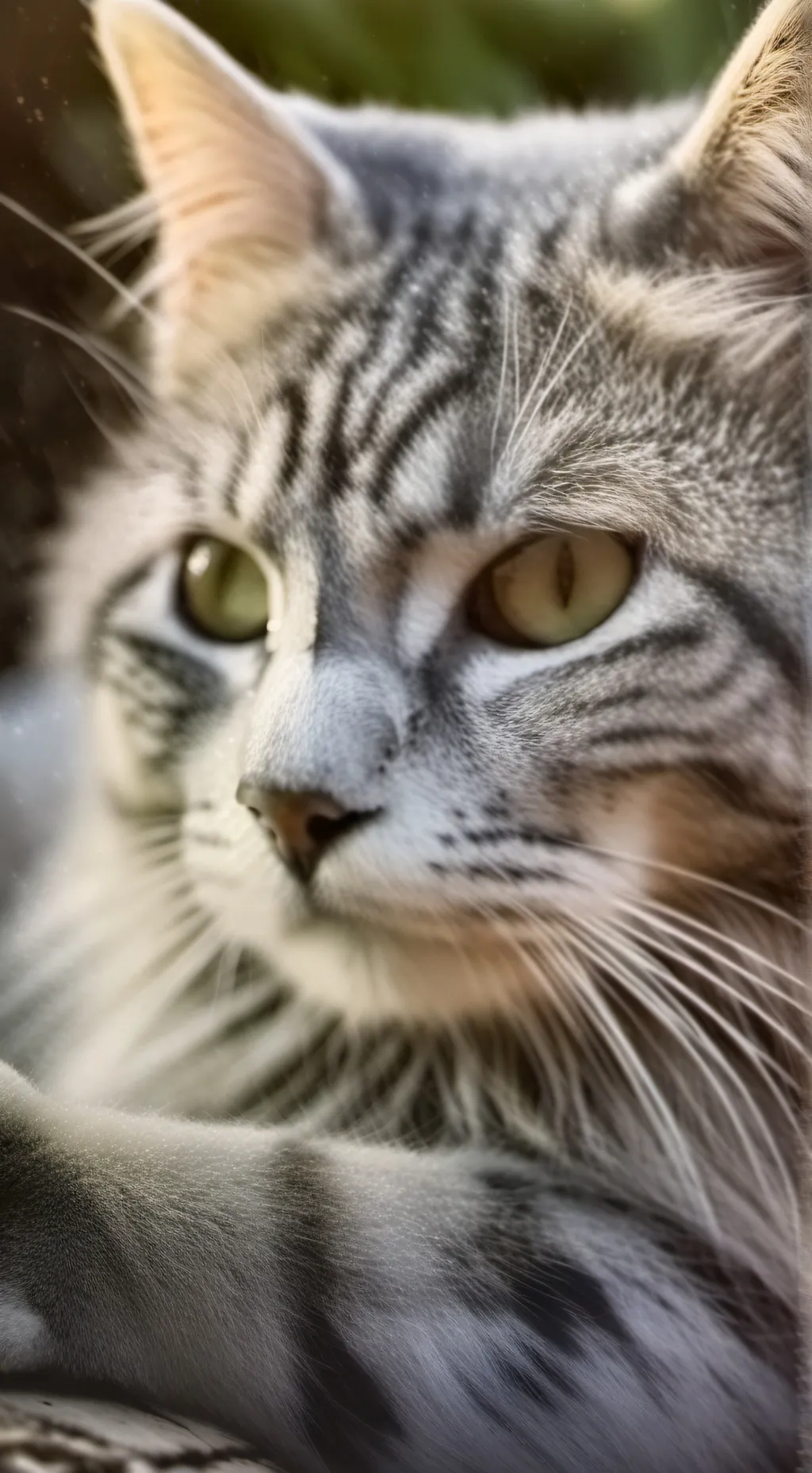 ai character: a cat background