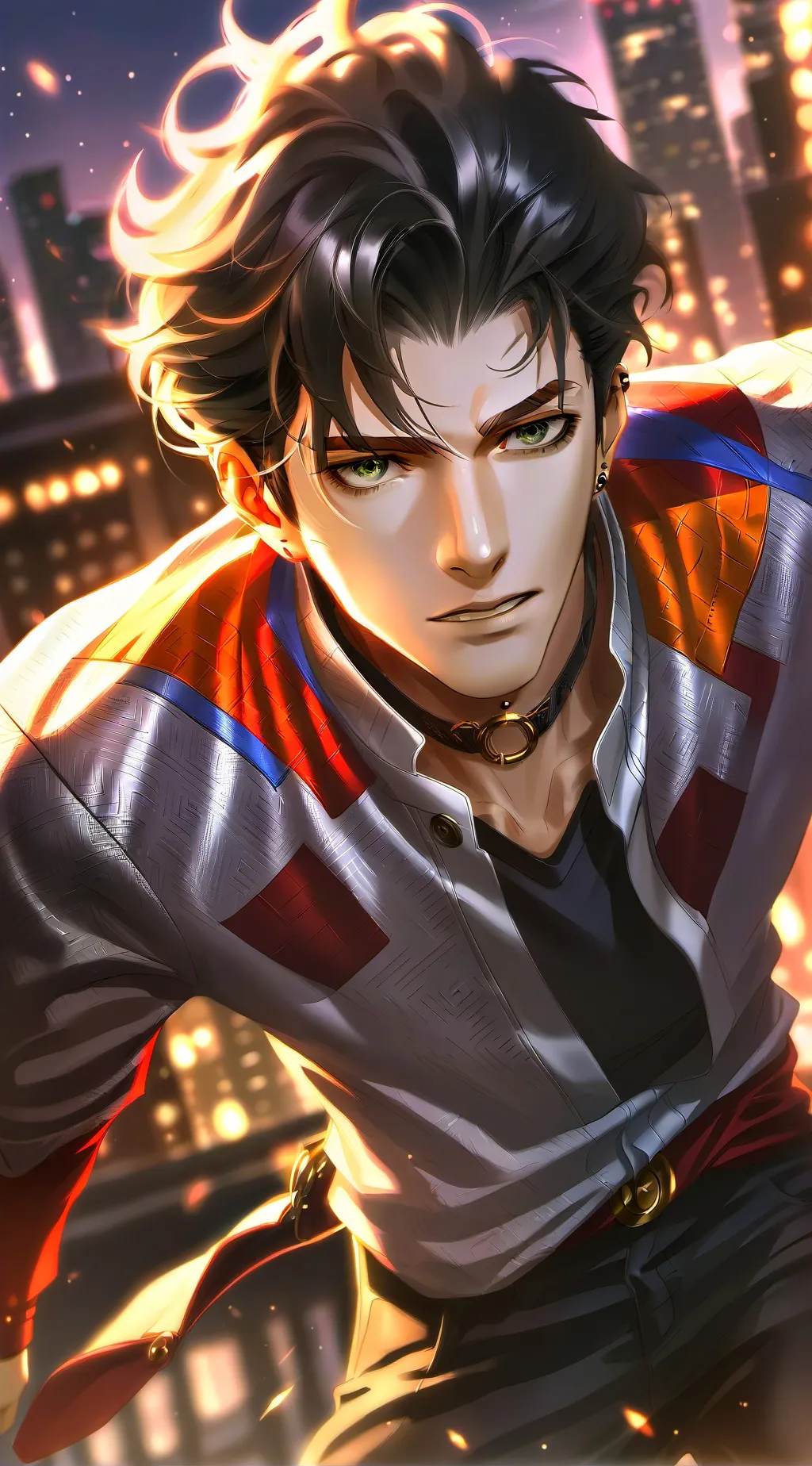 ai character: Dash  rude background