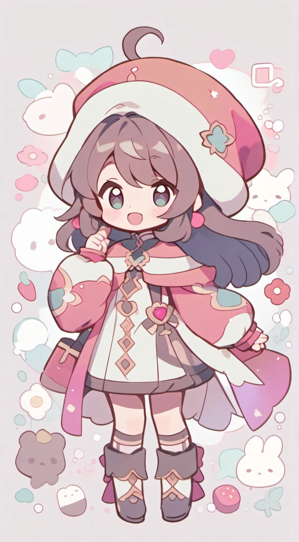 ai character: Little sis background