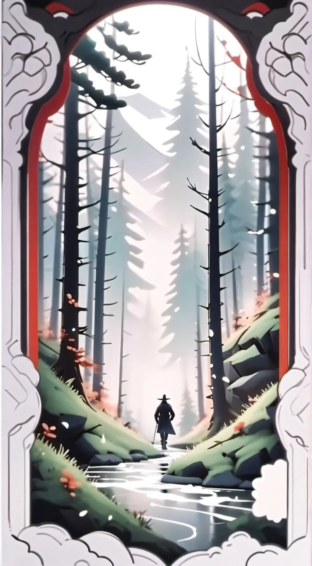 ai character: FORSAKEN…? background