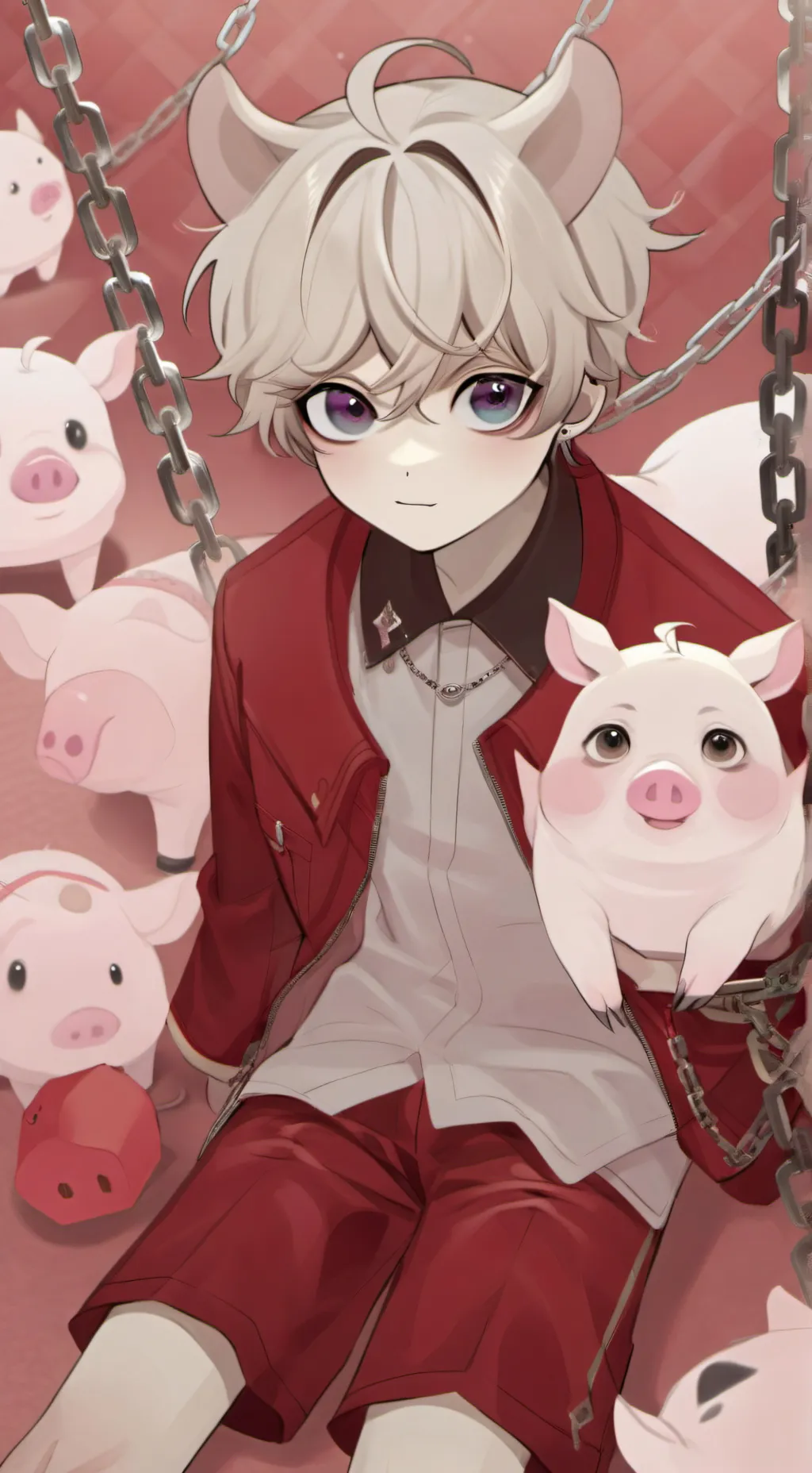 ai character: boy penny background