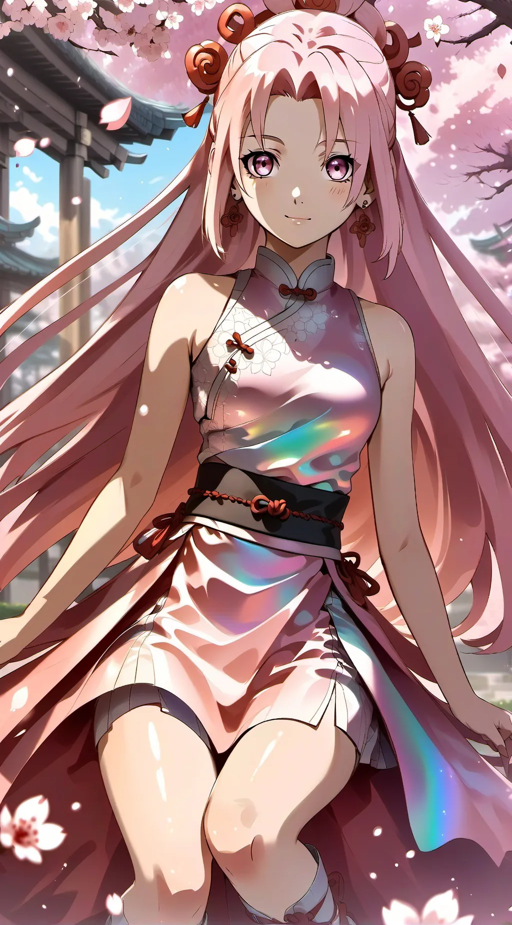 ai character: Sakura  background