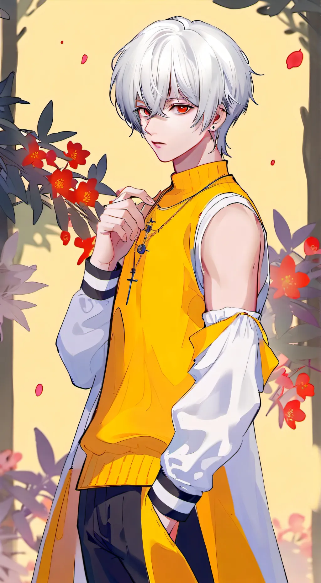 ai character: Леон background