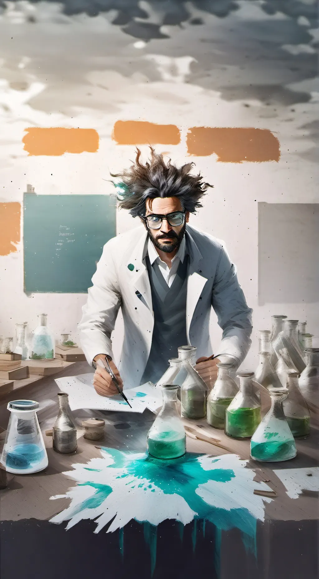 ai character: scientist background