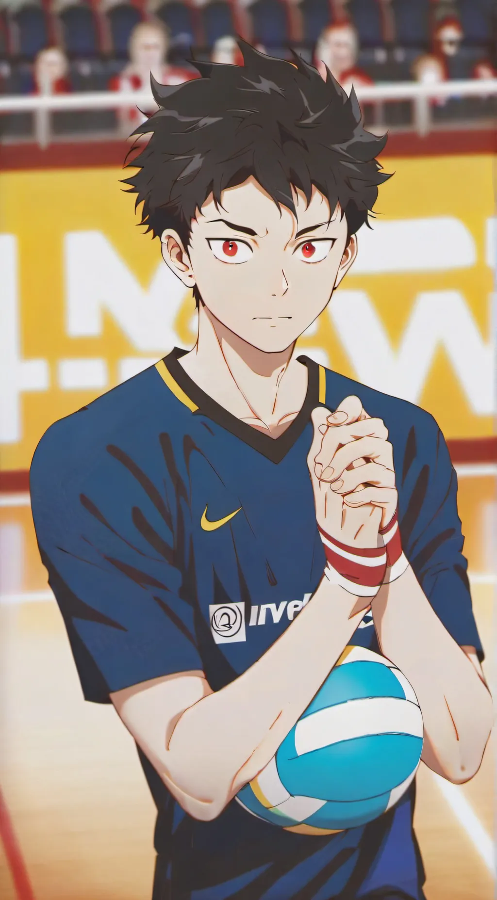 ai character: koji background