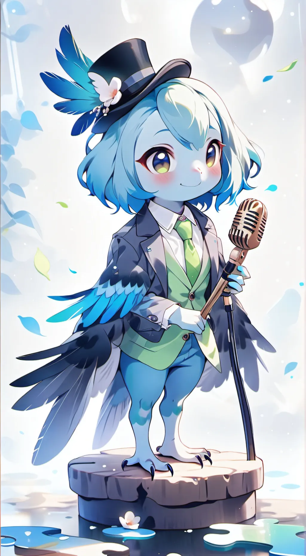 ai character: BitBit background