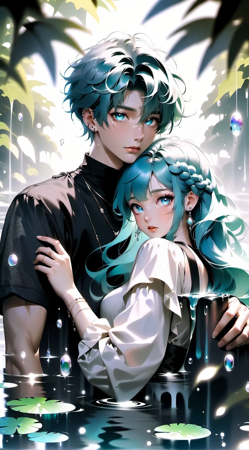 ai character: group  background