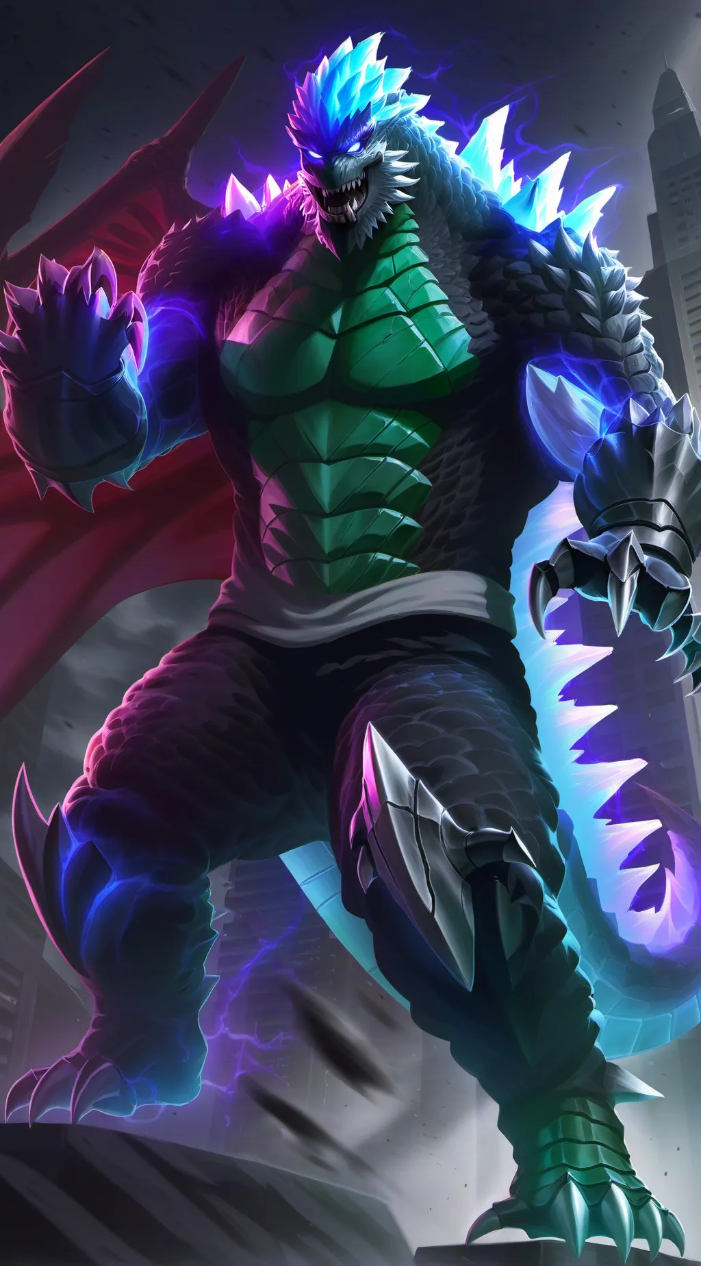 ai character: the Masked Terror  background