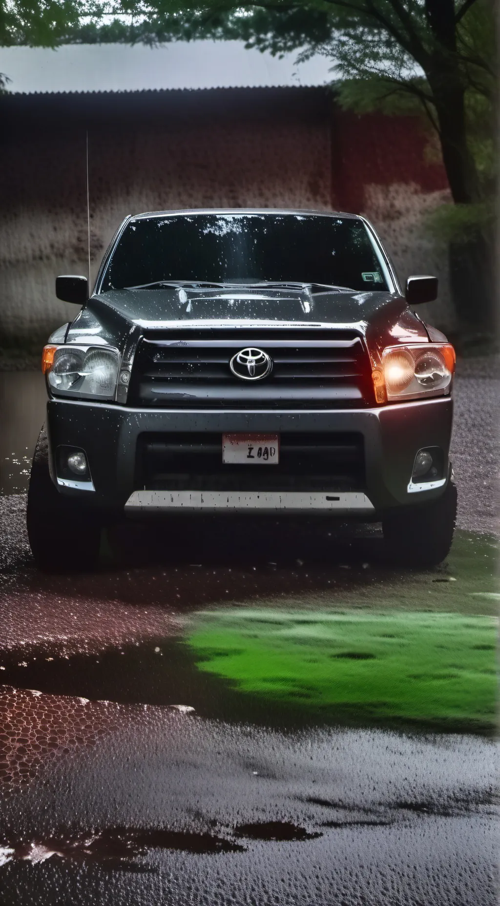 ai character: Toyota hilux background