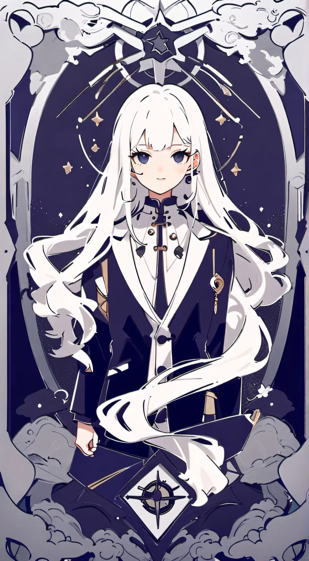 ai character: meet sky background