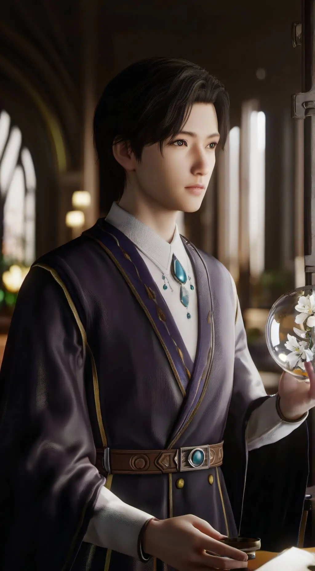 ai character: fpe green x vc background