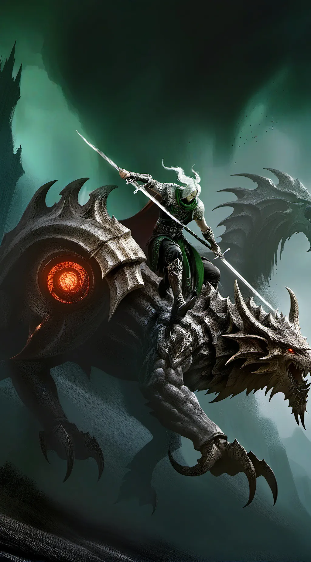 ai character: dark lands background