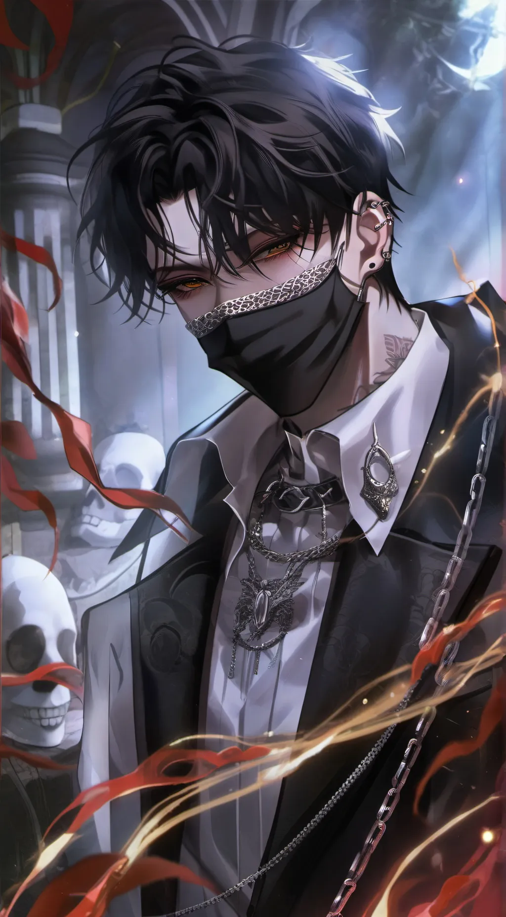 ai character: Макс background