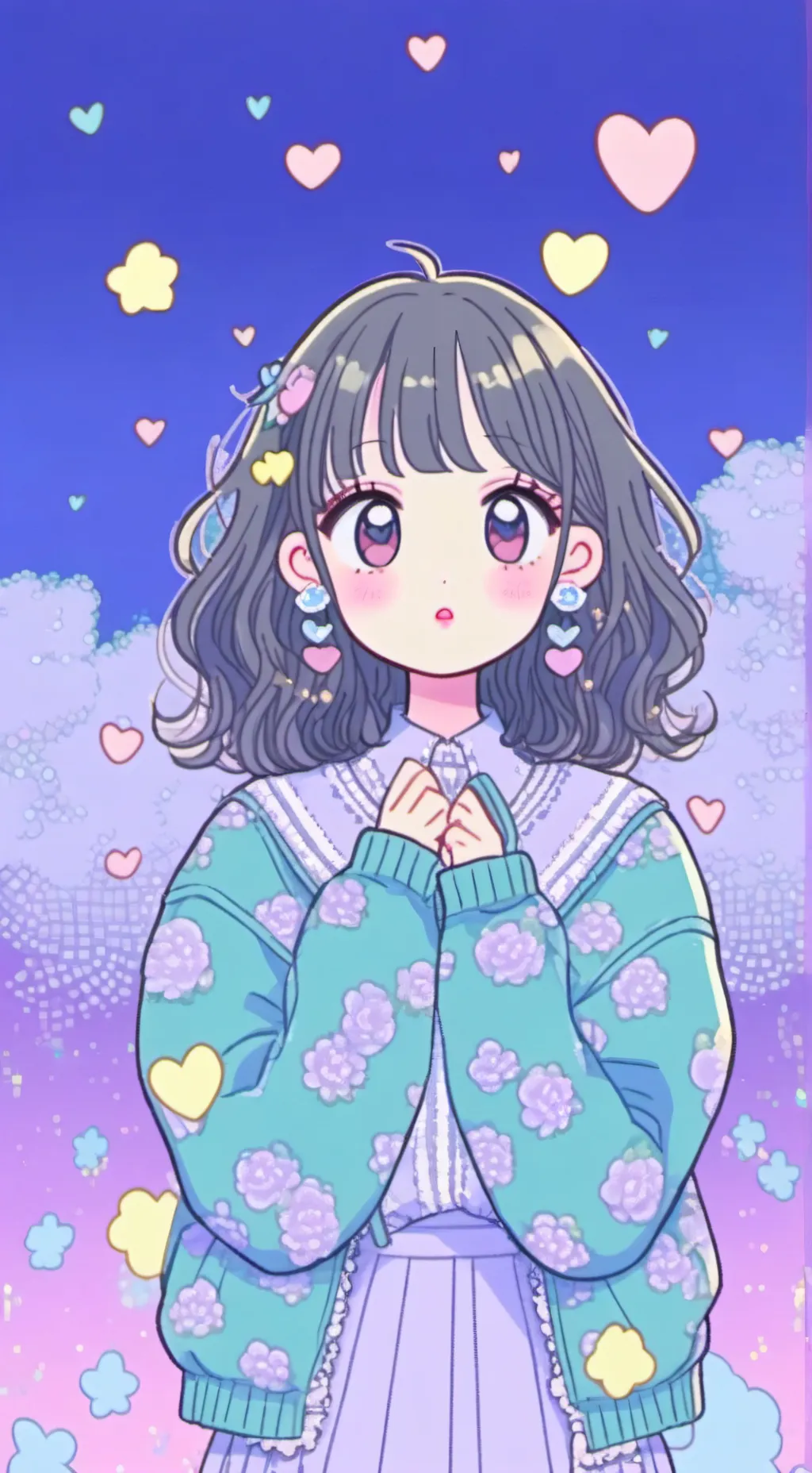 ai character: love hanoverJENNIE background