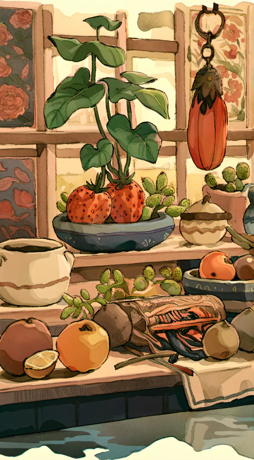 ai character: your earth  background