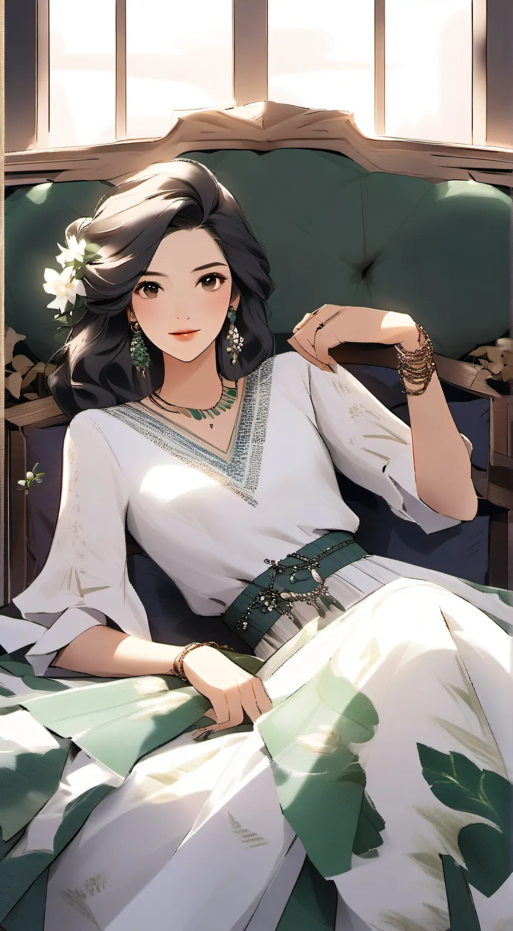 ai character: Katherine  background