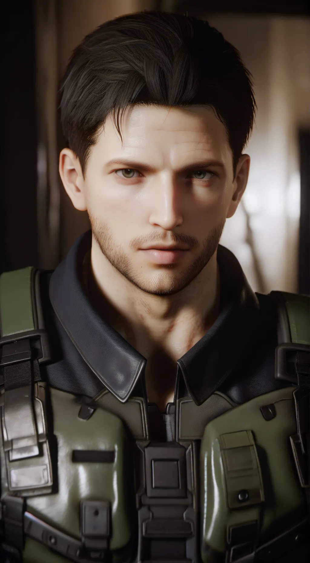 ai character: Chris Redfield background
