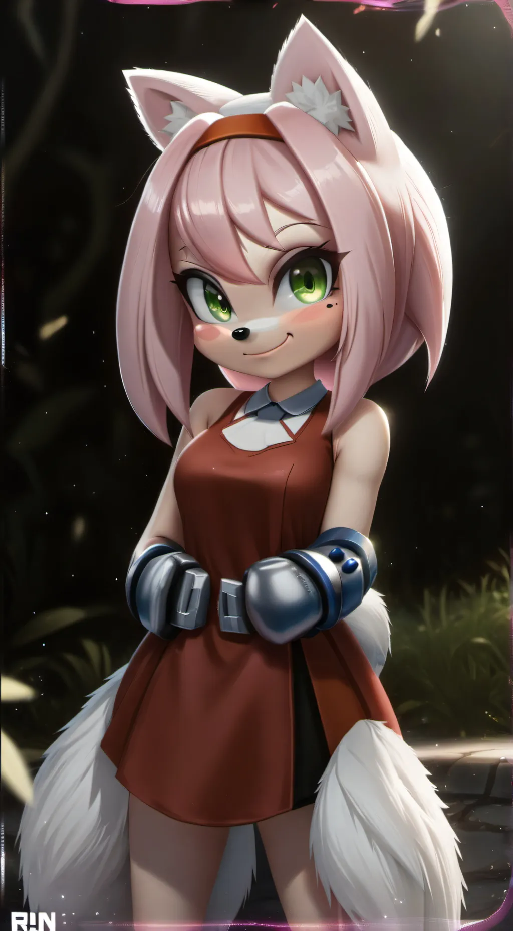 ai character: Amy Rose background