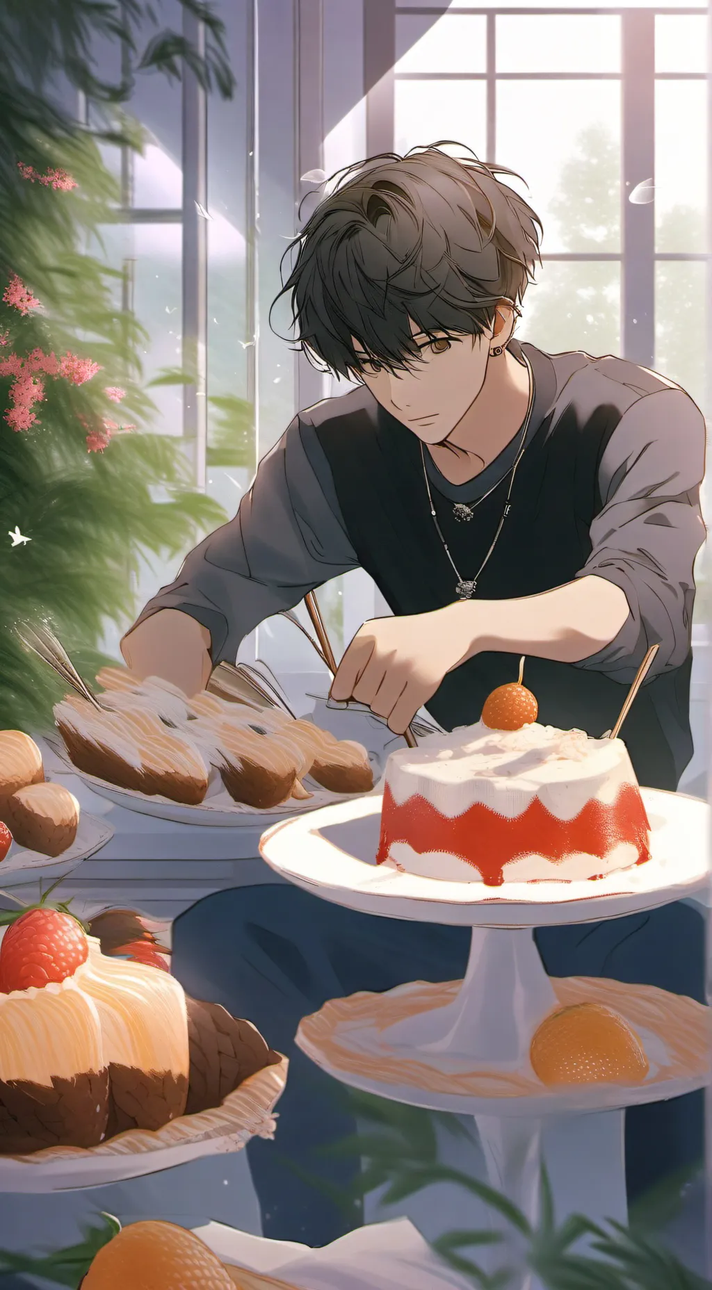 ai character: Kevin  background