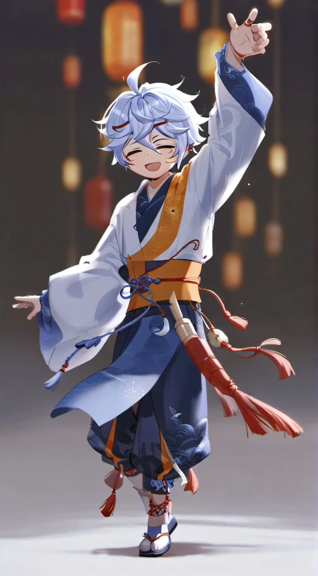 ai character: Ruoine (Pure) background