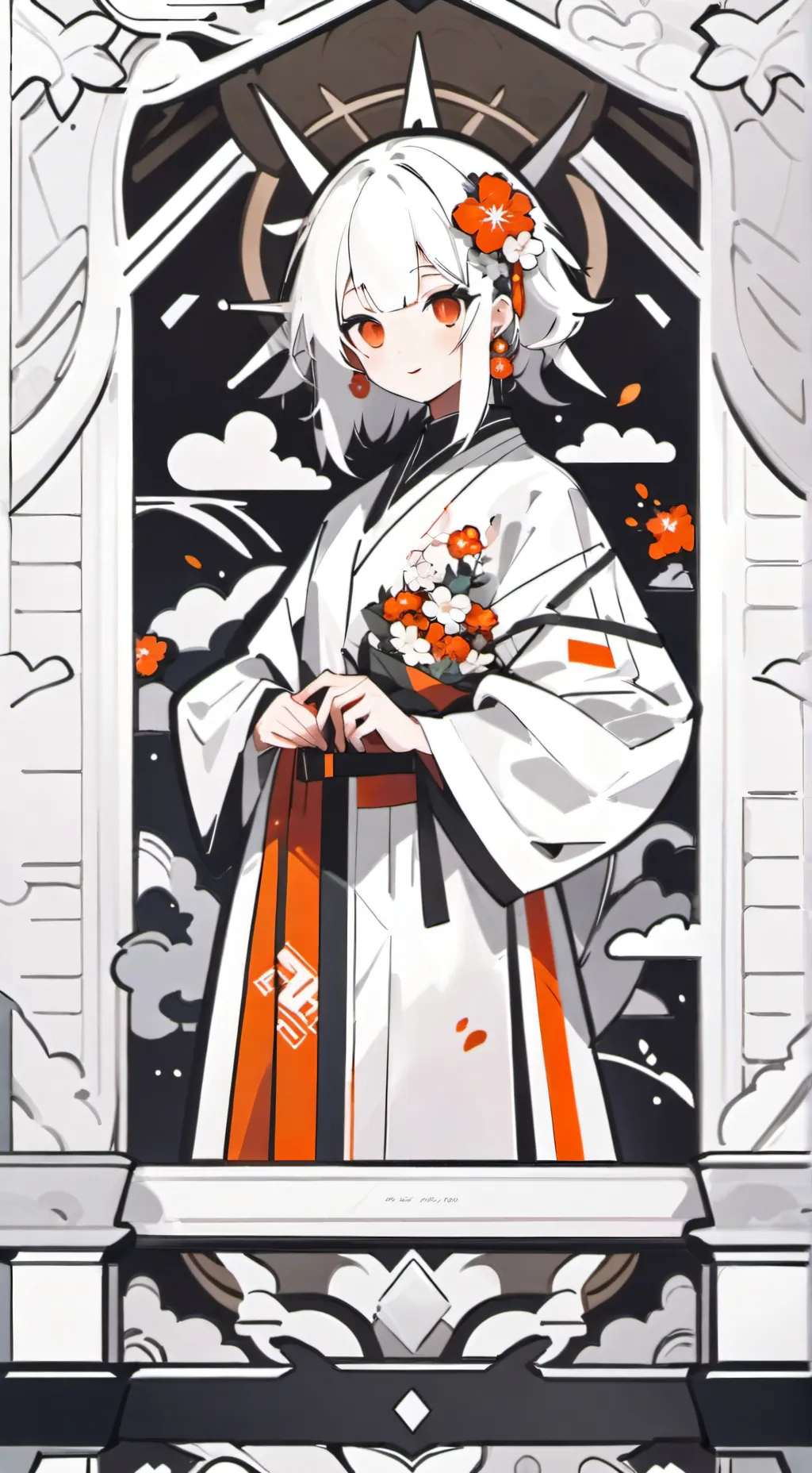 ai character: KATACURA background