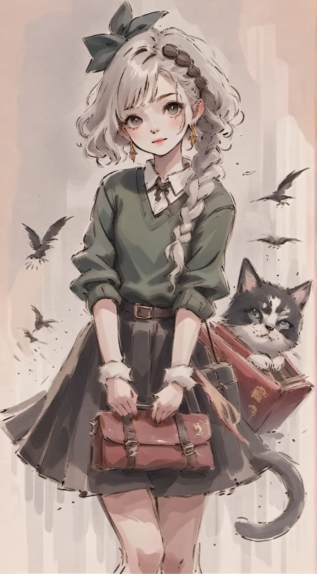 ai character: hogwarts❤ background