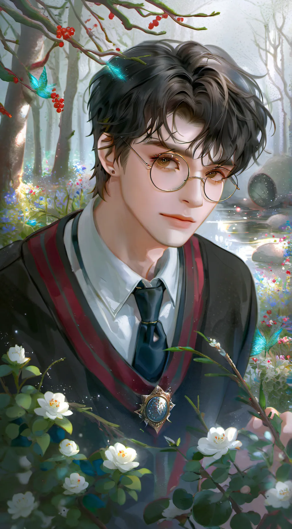 ai character: Final battle background