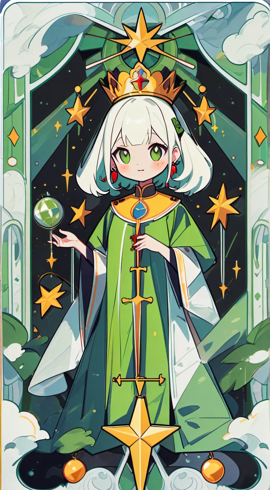 ai character: kny error epic background