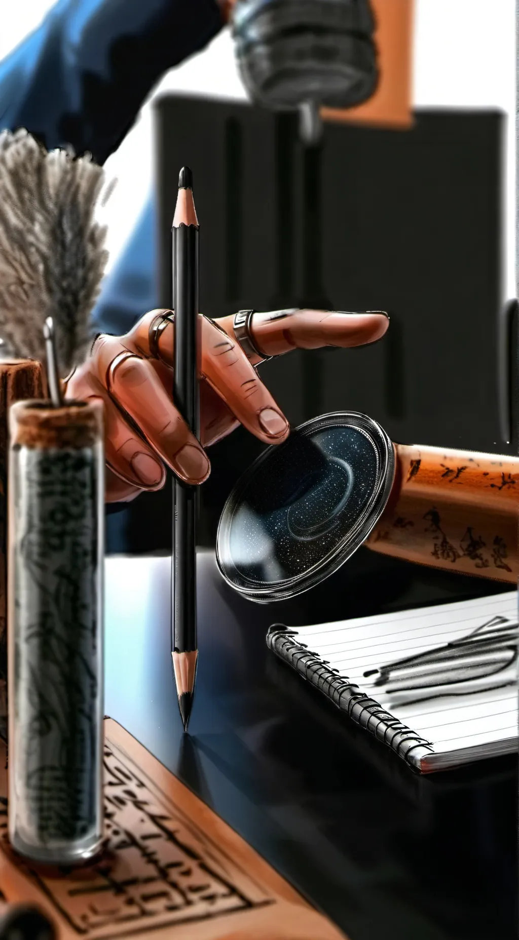 ai character: Draw live comics background