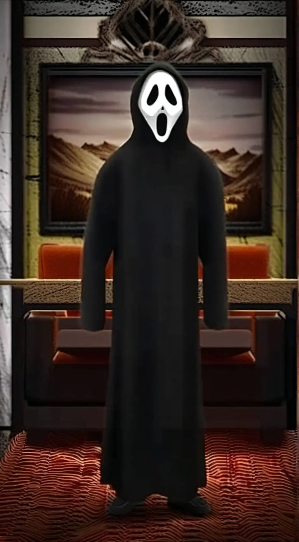 ai character: Scream background