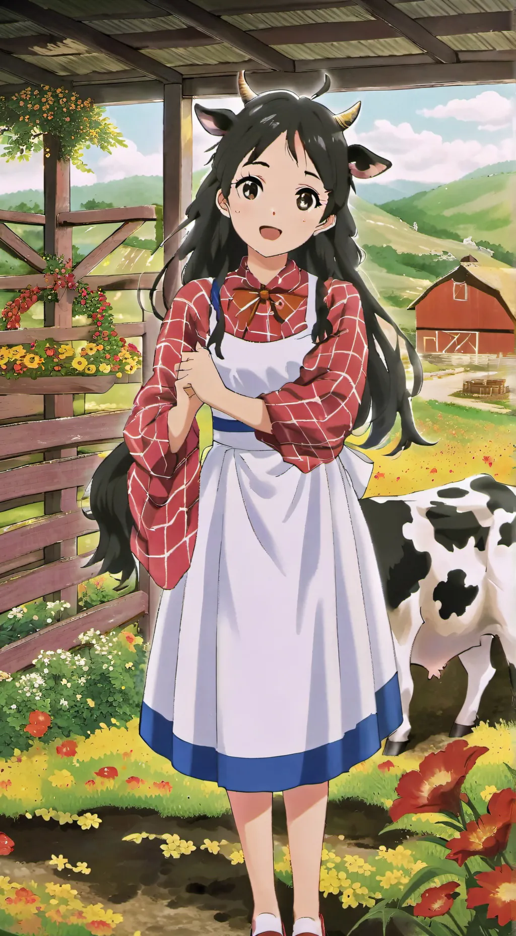 ai character: Dahlia background