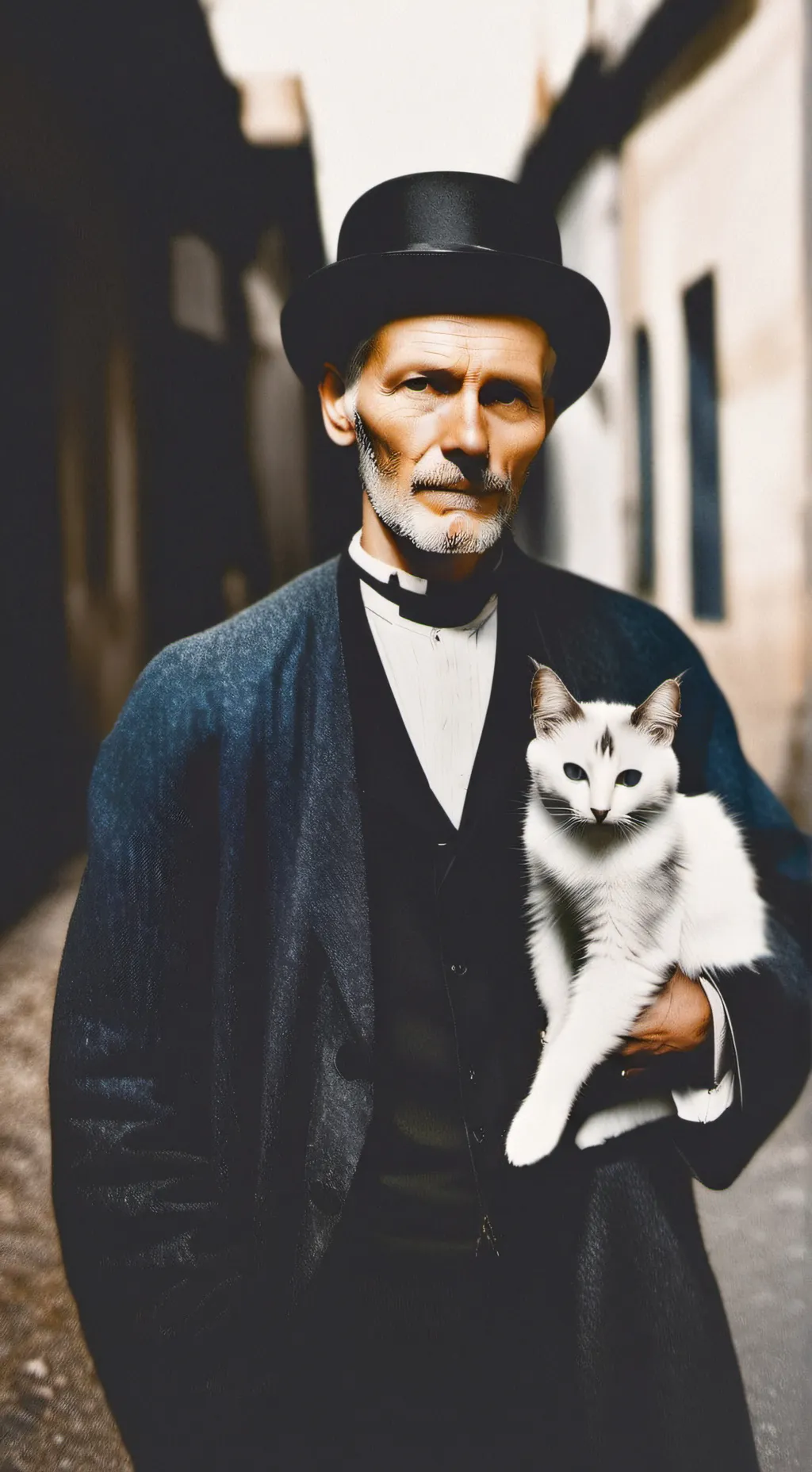 ai character: Moris santa background