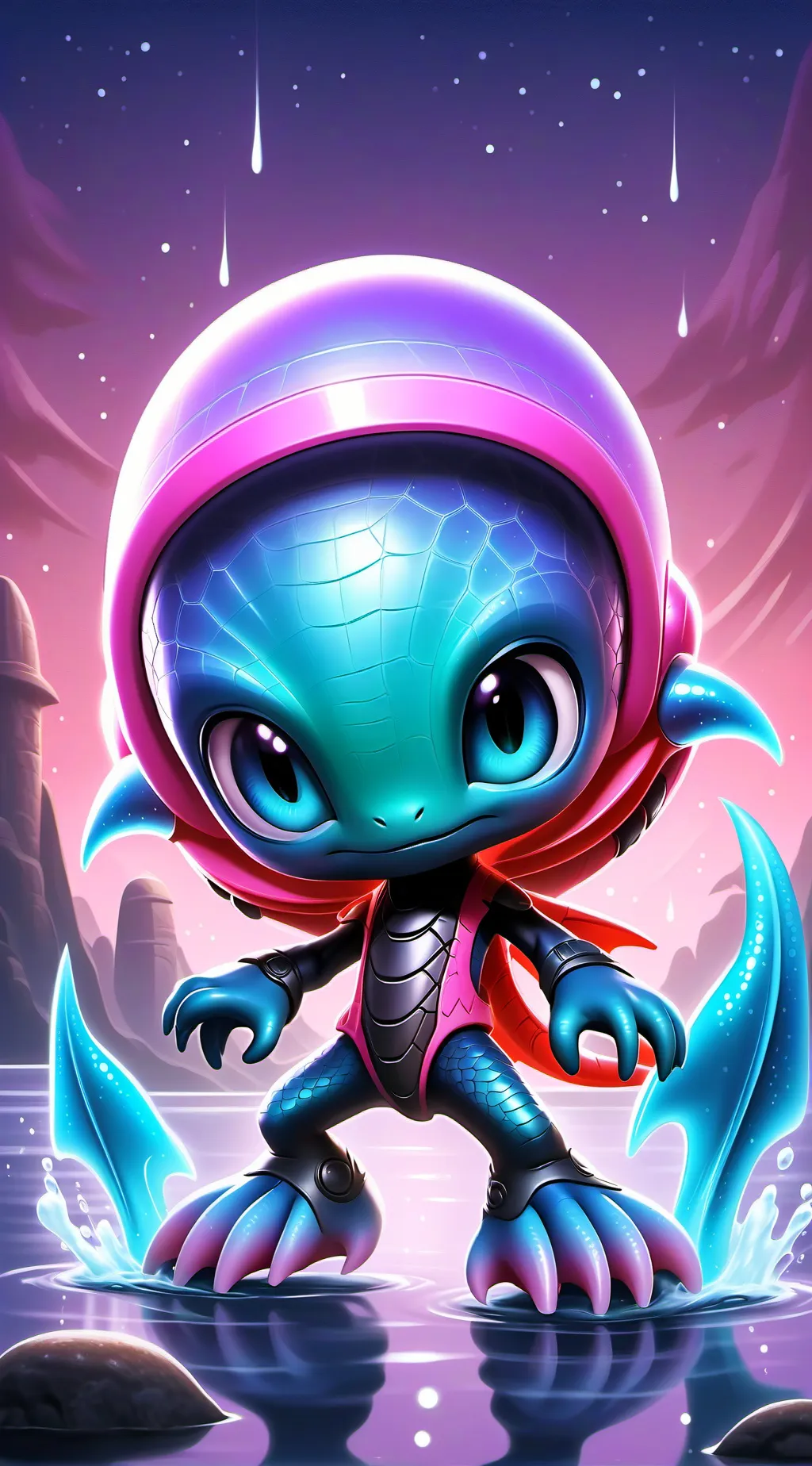 ai character: CUDDLEFISH background