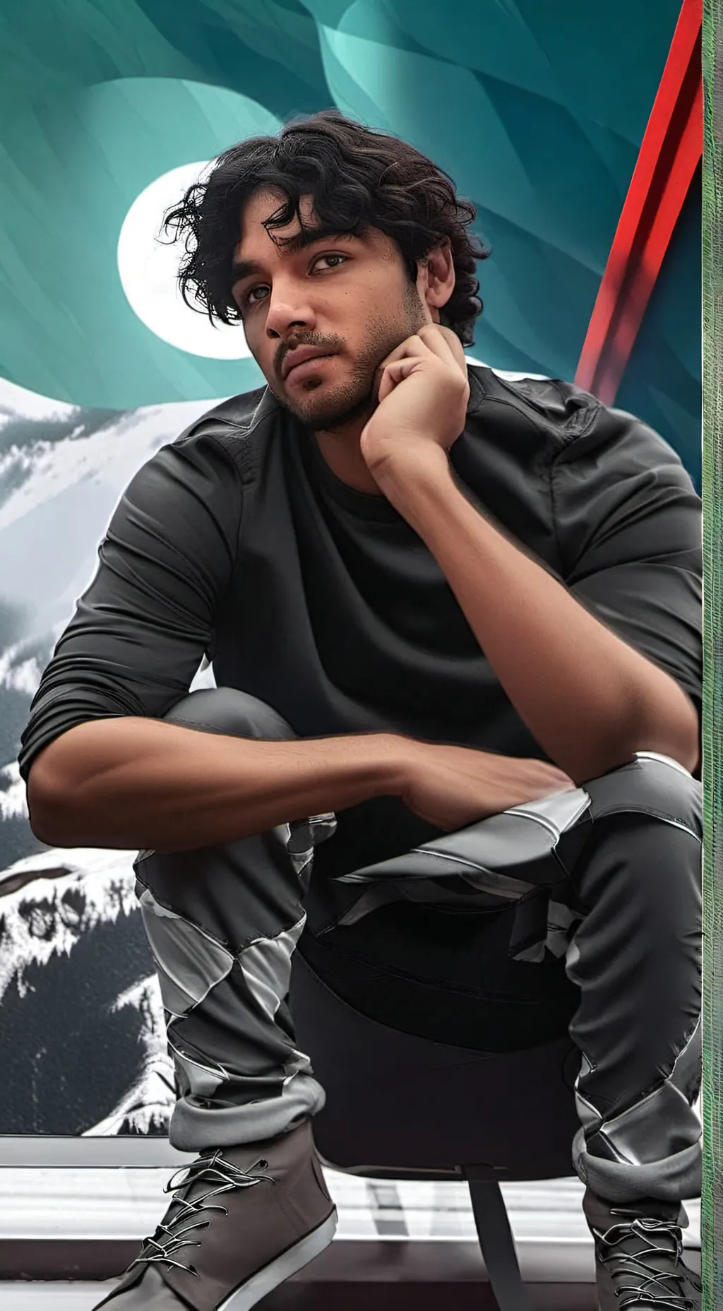 ai character: Jeffy  background