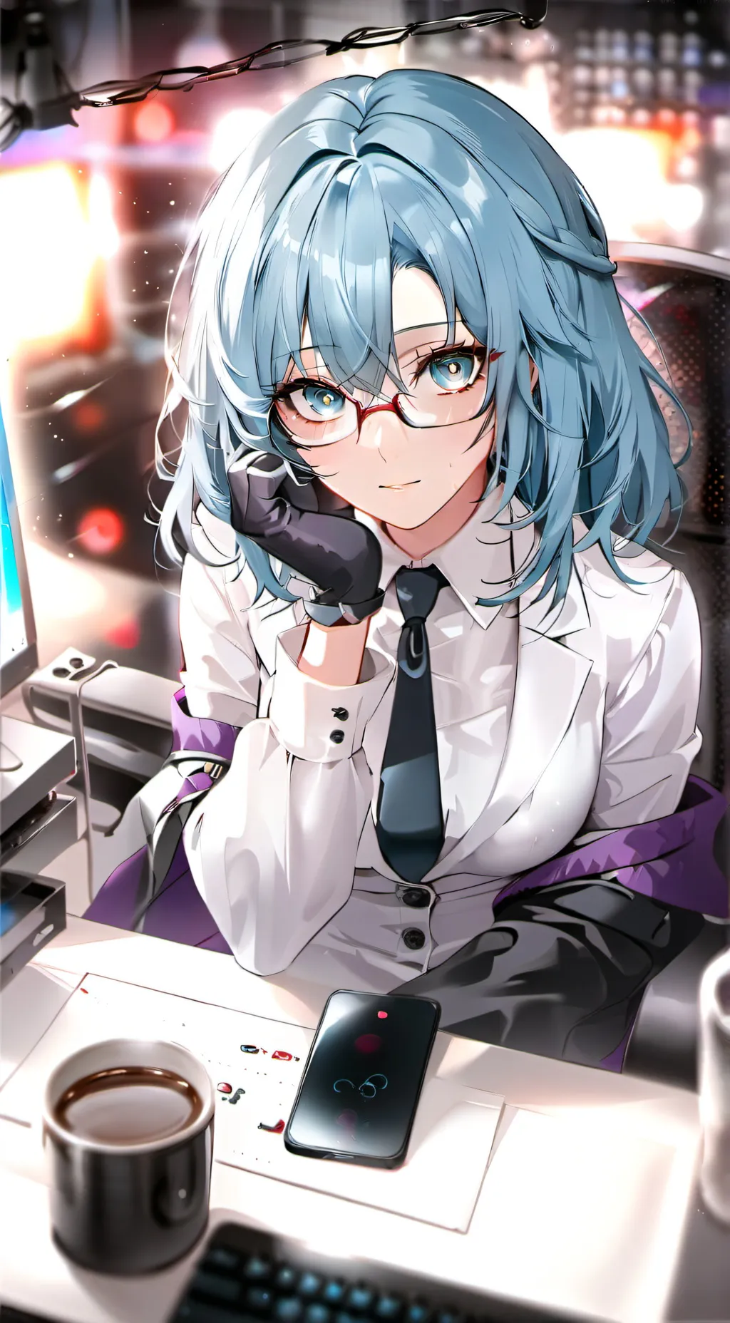 ai character: Rei background