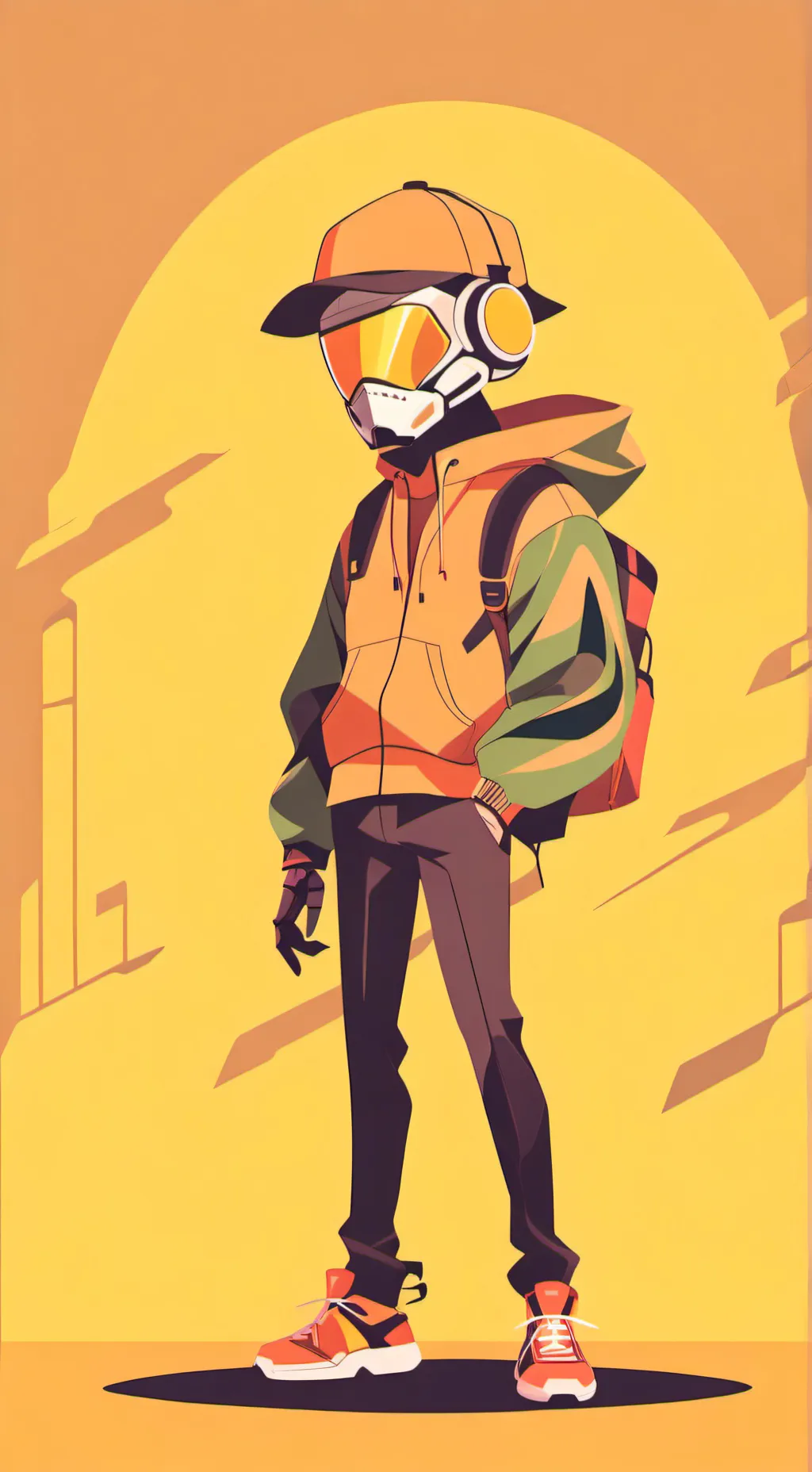 ai character: fun bot nacido background