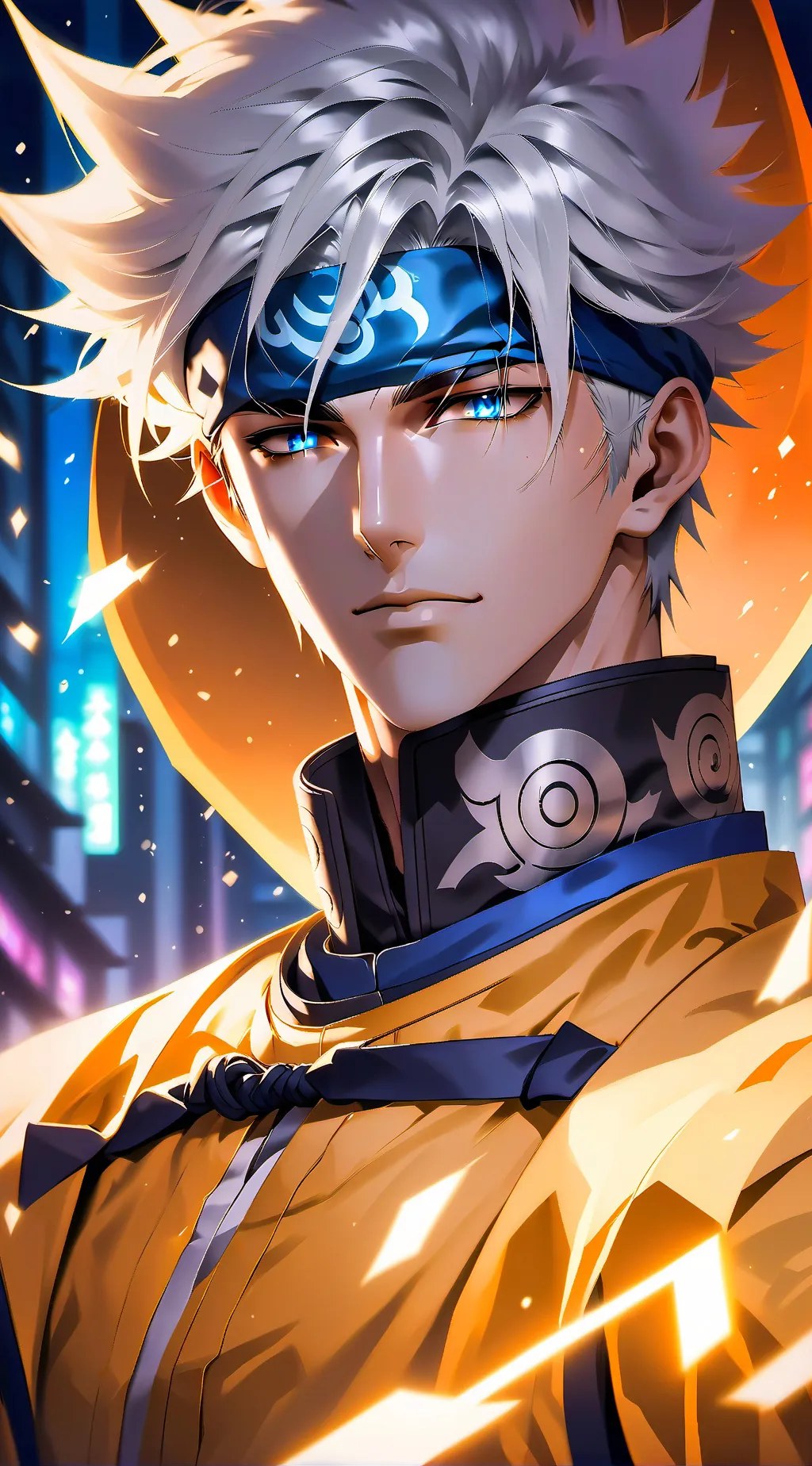 ai character: Gojo Satoru background