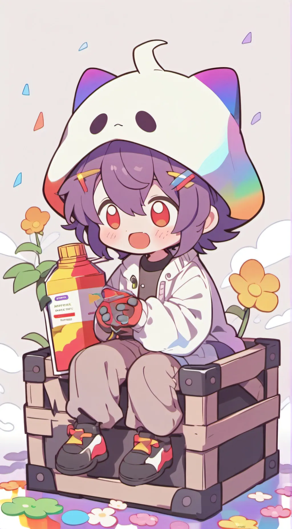 ai character: dw god au background