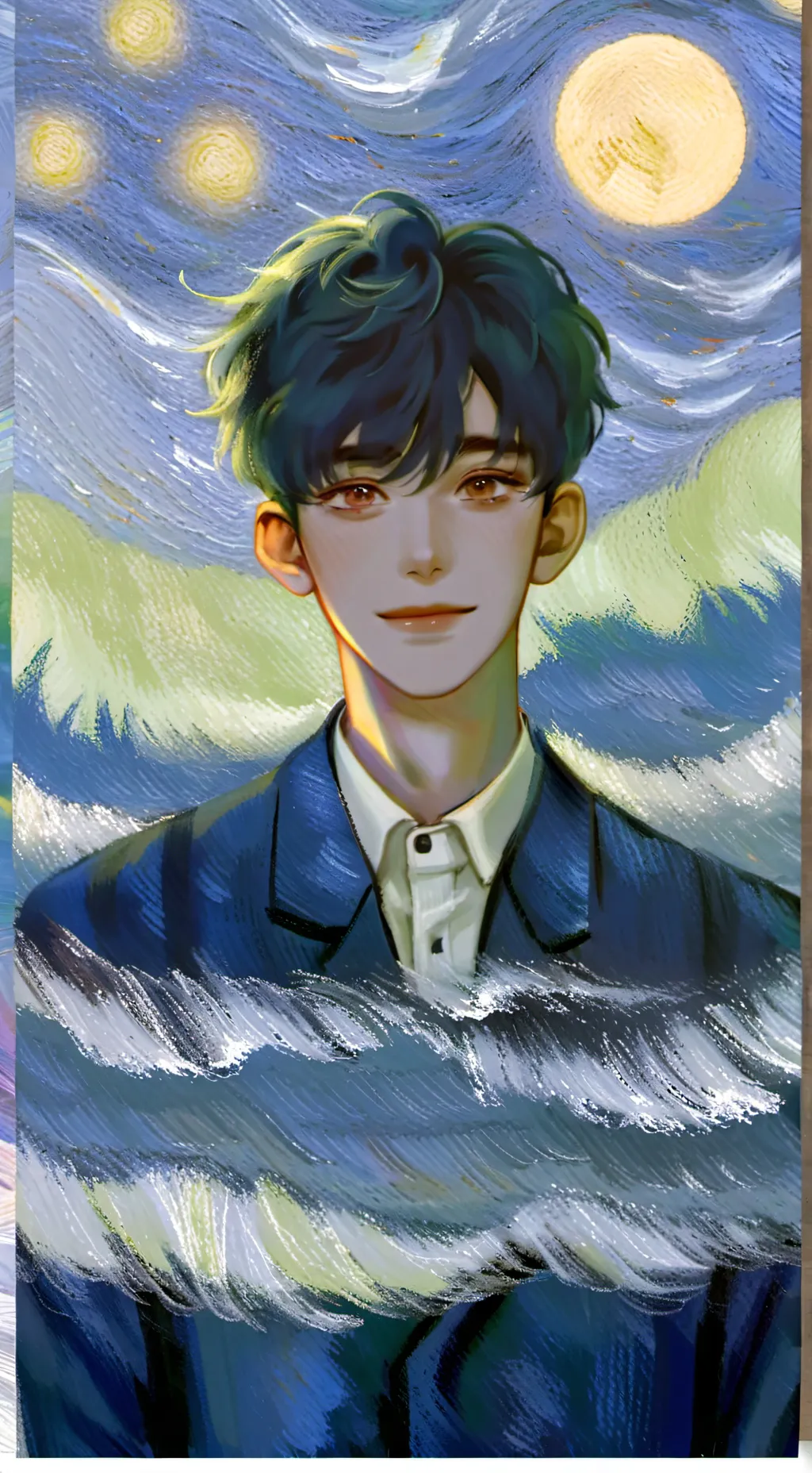 ai character: travis💚,tu🩸,sal💙 background