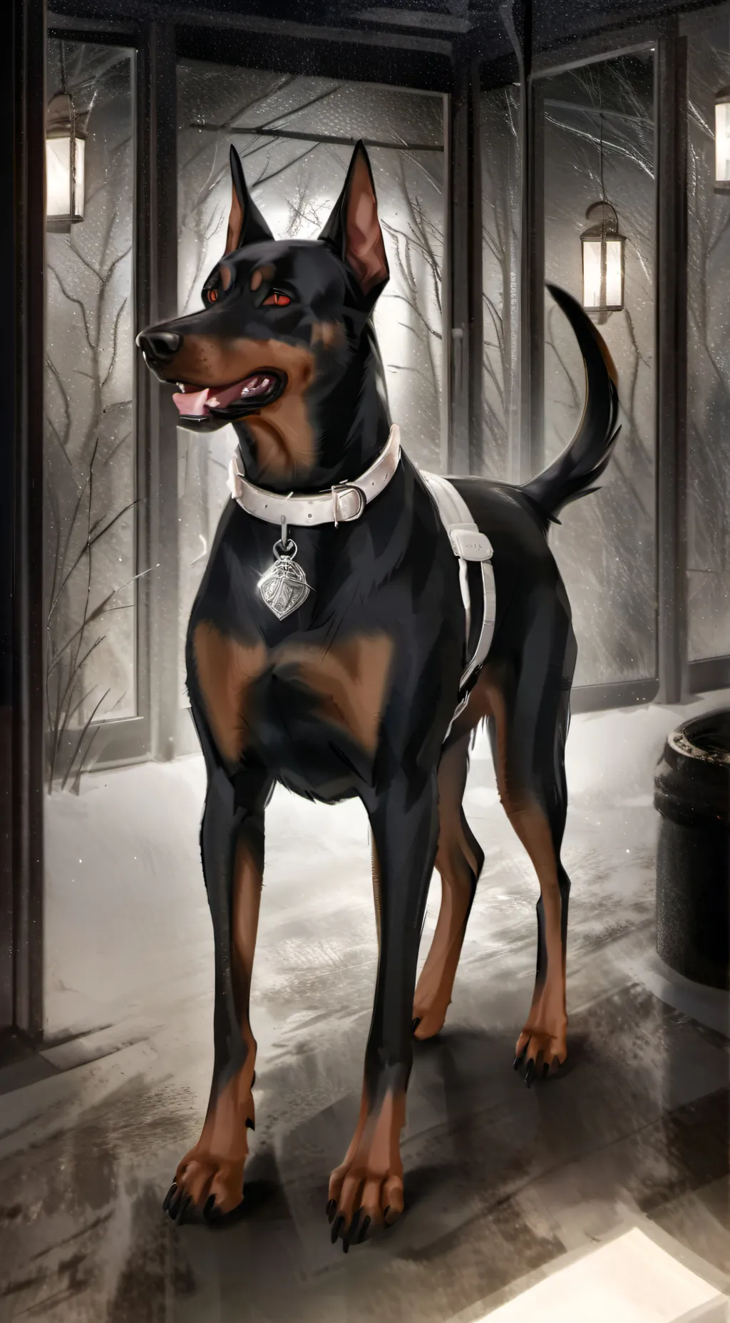 ai character: Guard Dog background