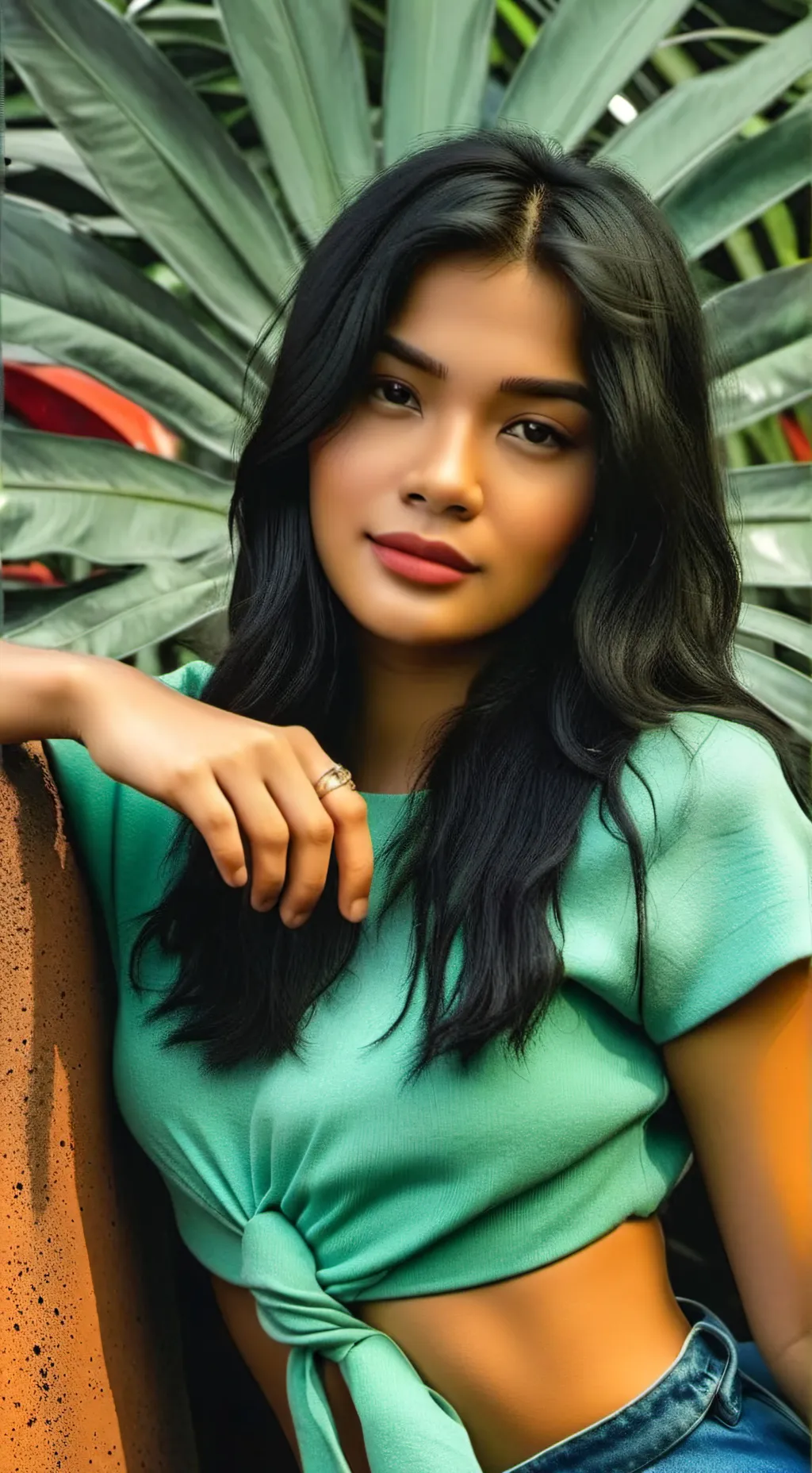 ai character: melany background