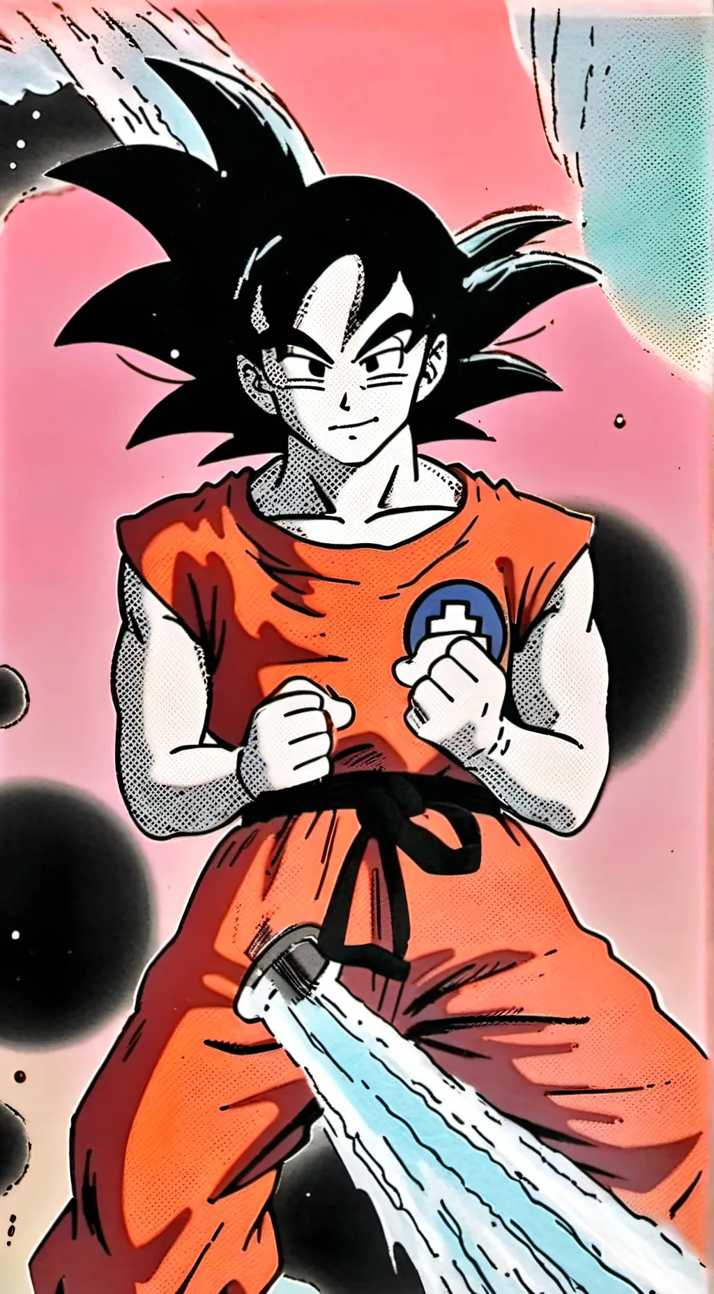 ai character: goku medico background